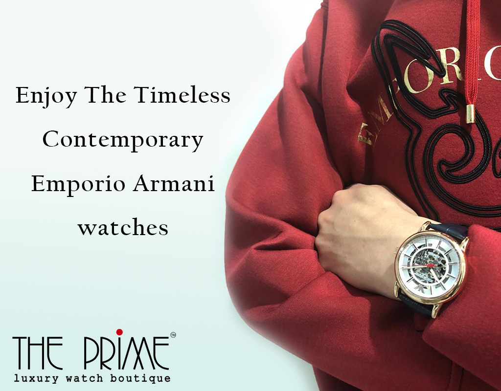 timeless armani watches